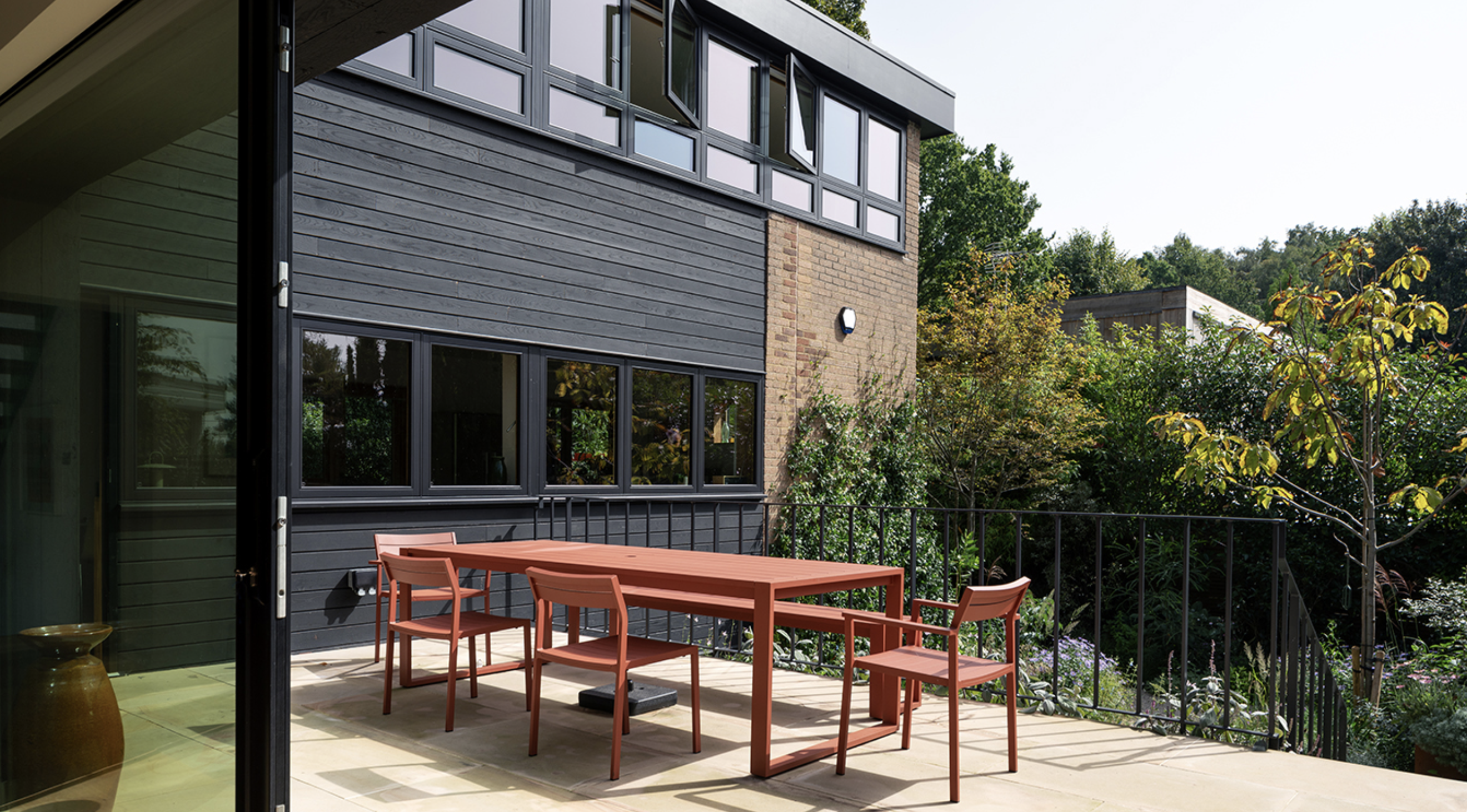 Upgraded double-glazed windows and exterior insulation